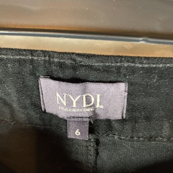 NYDJ Ami Skinny Pants Women's 6 Twisted Slit-Hem Mid-Rise Cotton Stretch 6495 - Picture 2 of 12